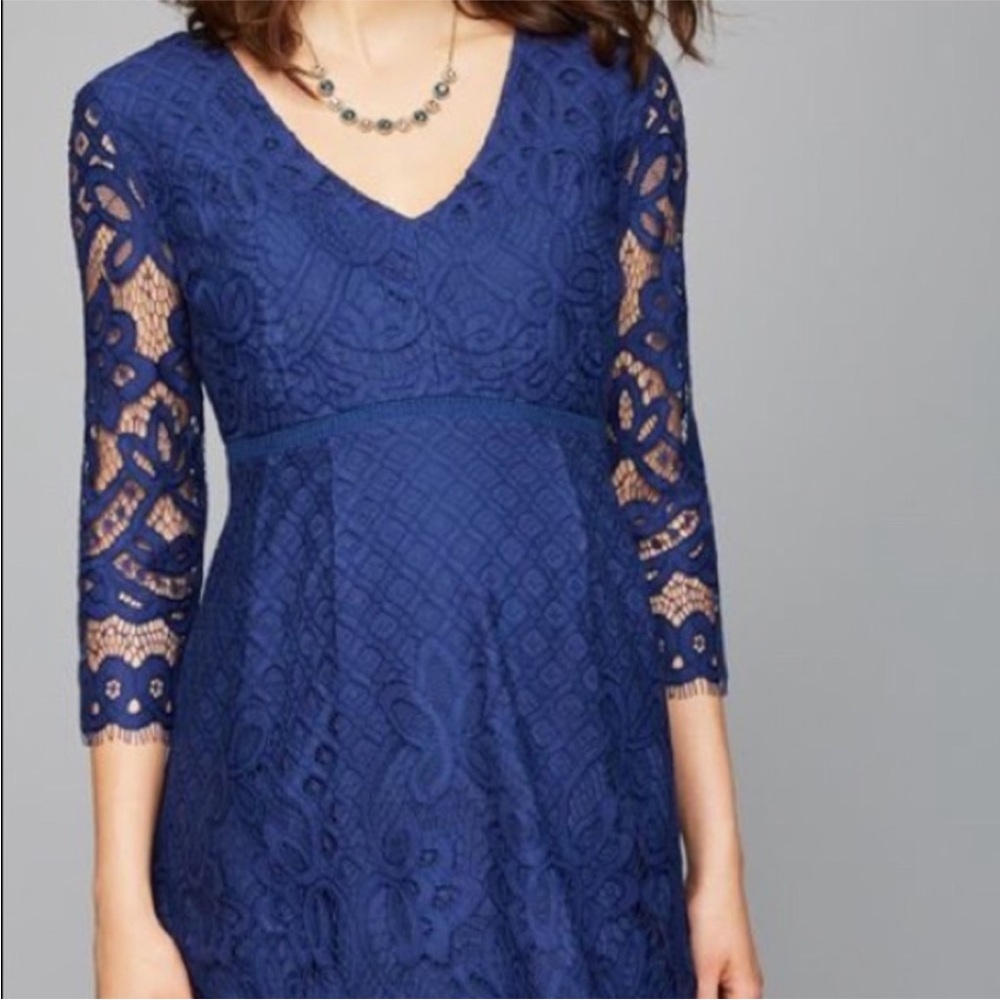 A Pea in the Pod lace maternity dress size xs